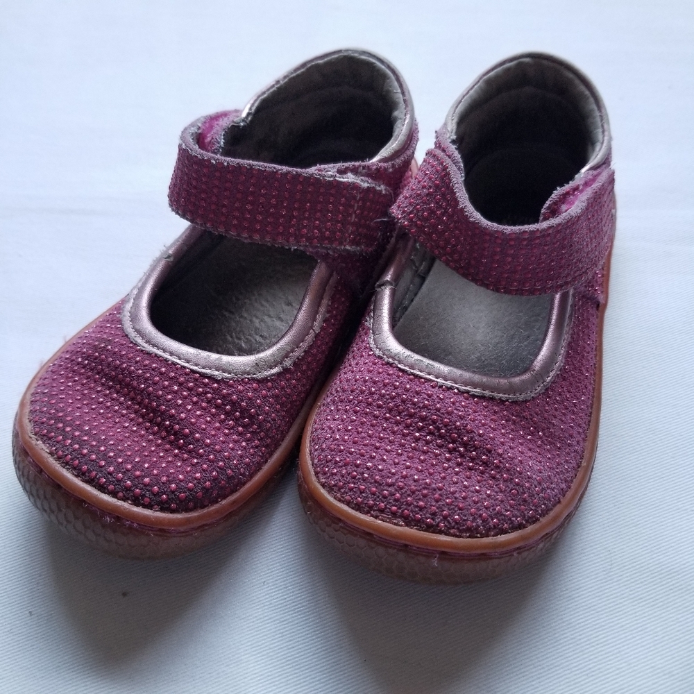 Live & Luca pink sparkle Mary Janes